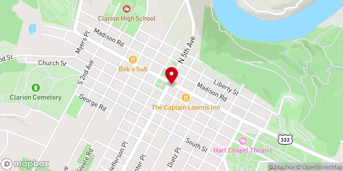 Map showing location of The Haskell House
