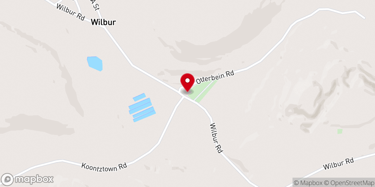 Map showing location of Pokey Church