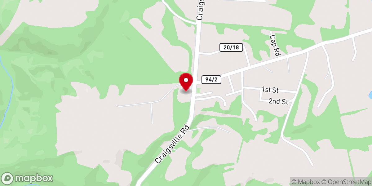 Map showing location of Church Of God Universal
