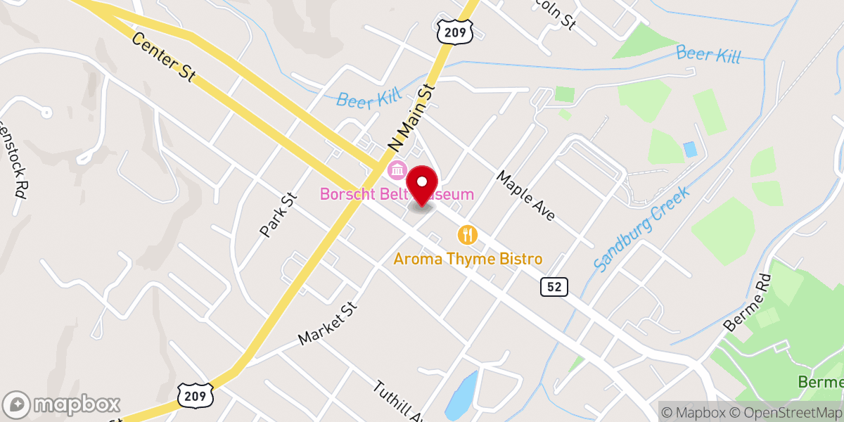 Map showing location of Christ Ministries