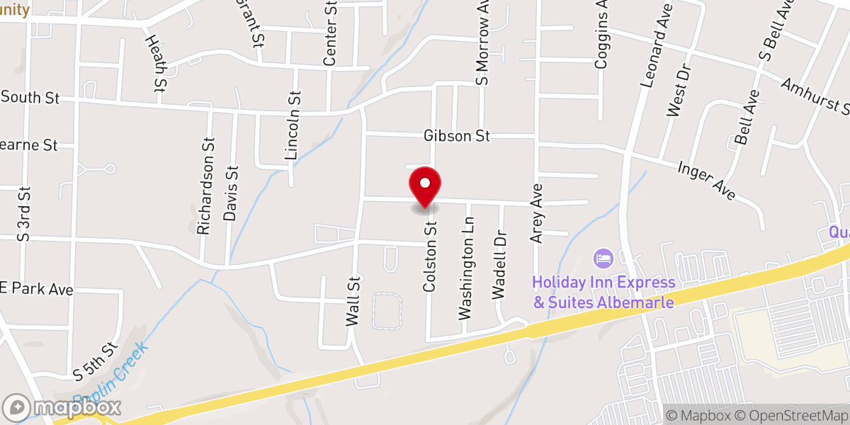Map showing location of Corner Church of the Lord Jesus Christ