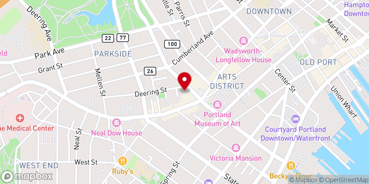 Map showing location of Williston-Immanuel United Church