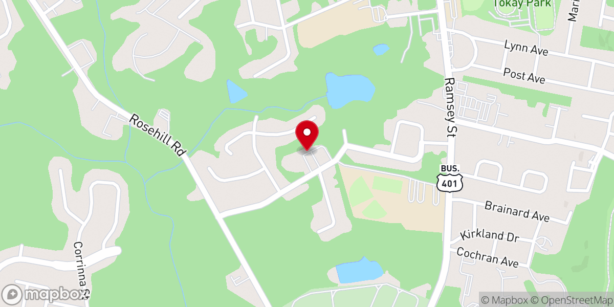 Map showing location of Walstone Memorial Baptist Church