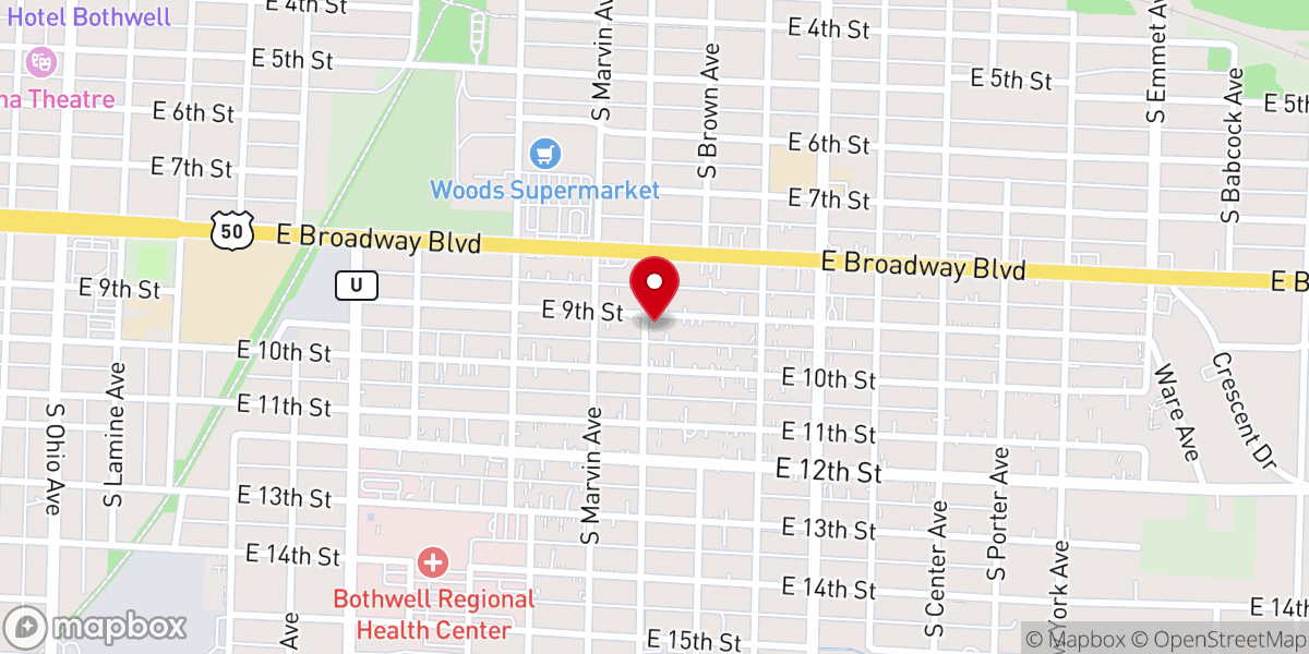 Map showing location of Ecclesia Community Bible Ch