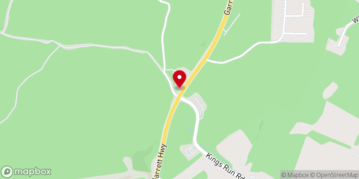 Map showing location of Ferndale Church