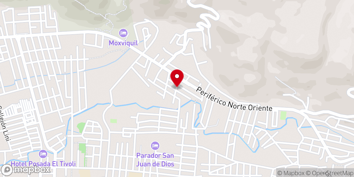 Map showing location of Iglesia De Jesucristo Palabra Miel