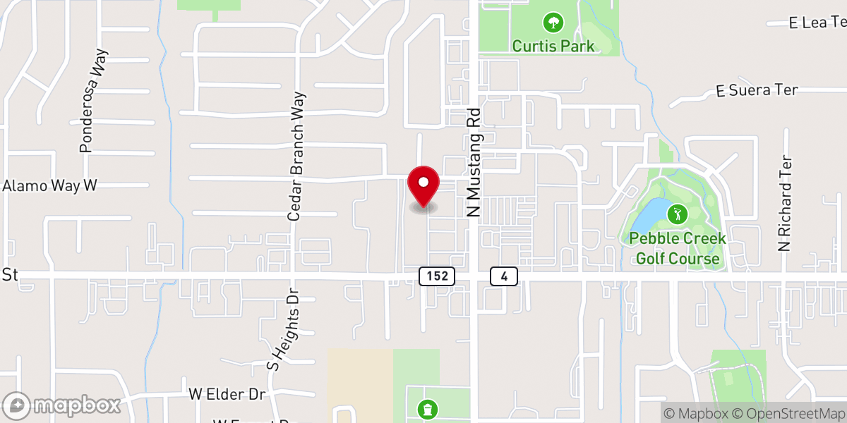 Map showing location of Four Star Fitness - Mustang