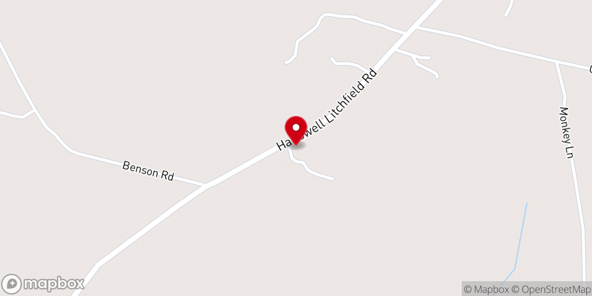 Map showing location of First Baptist Church-W Gardiner
