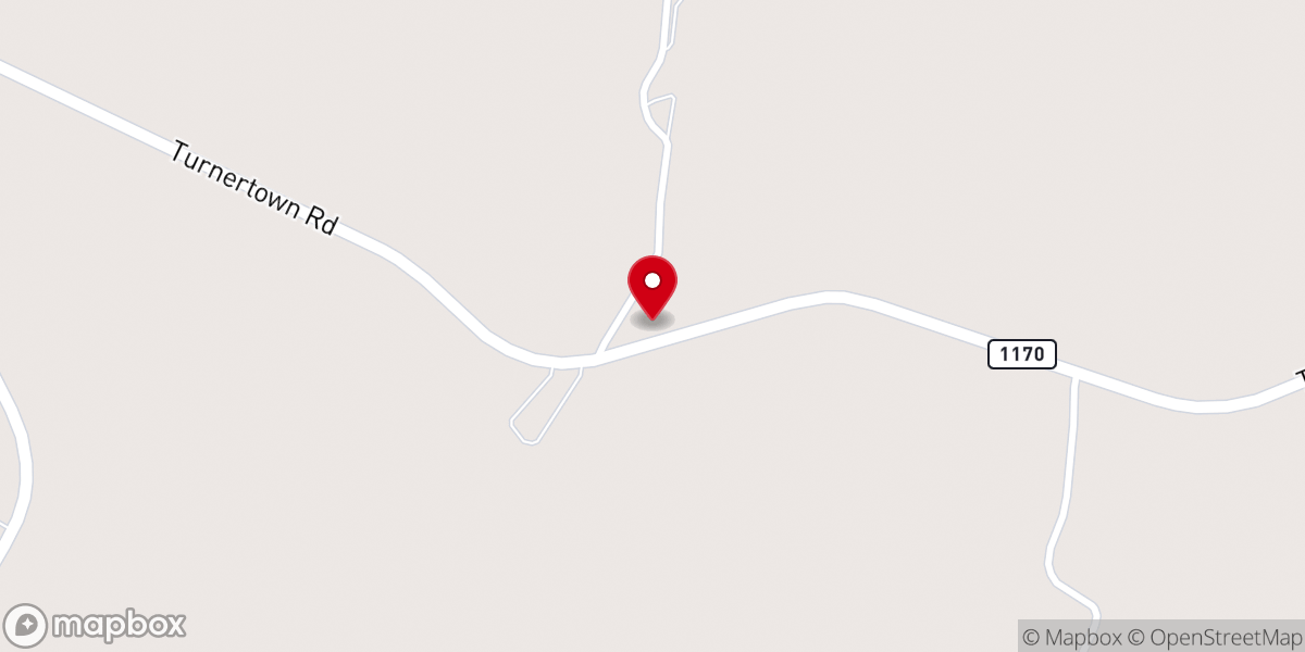 Map showing location of Franklin Mennonite Church