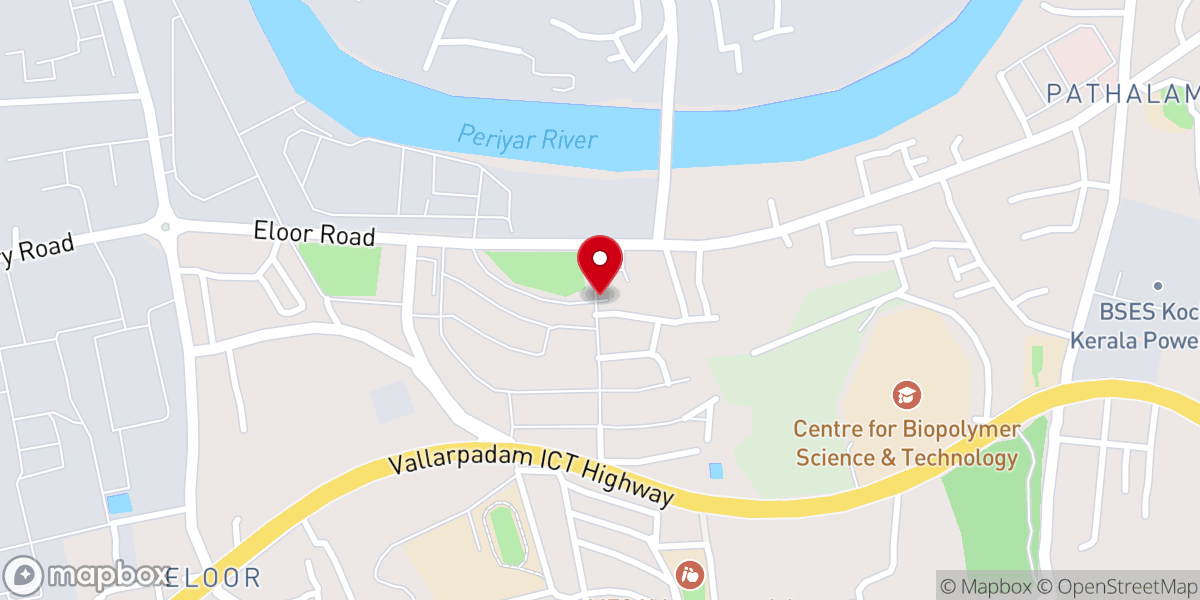 Map showing location of St Paul's CSI Church