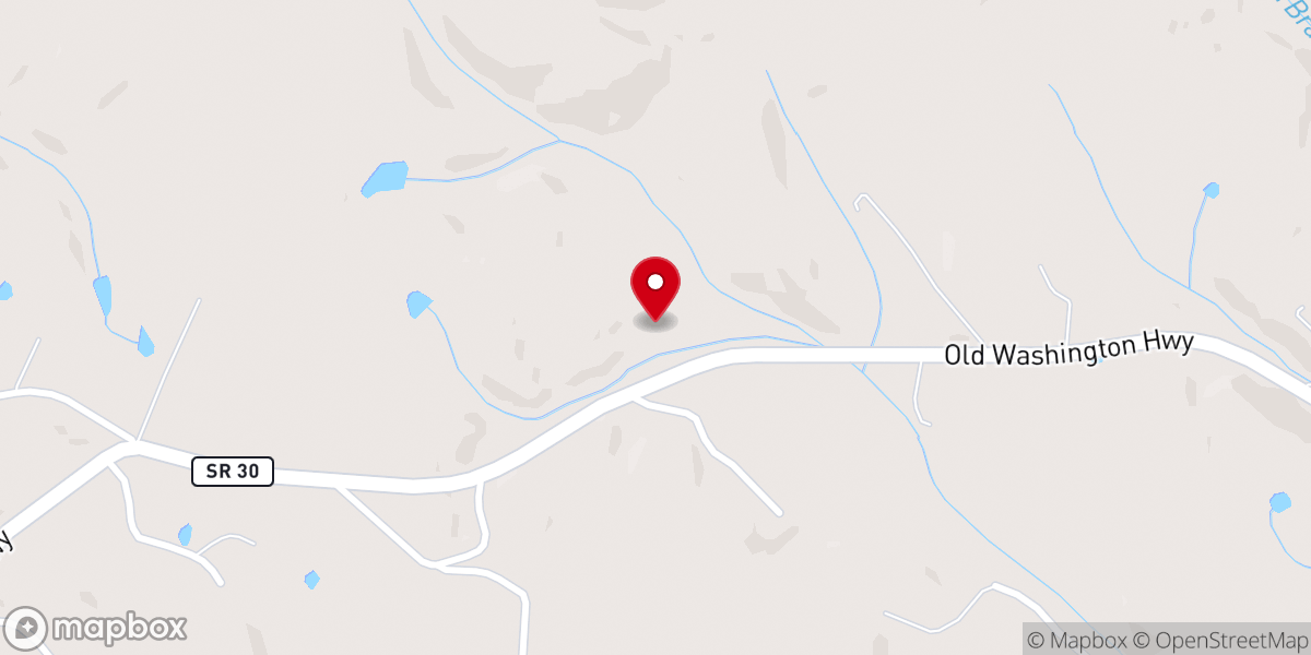 Map showing location of Grace Bible Church