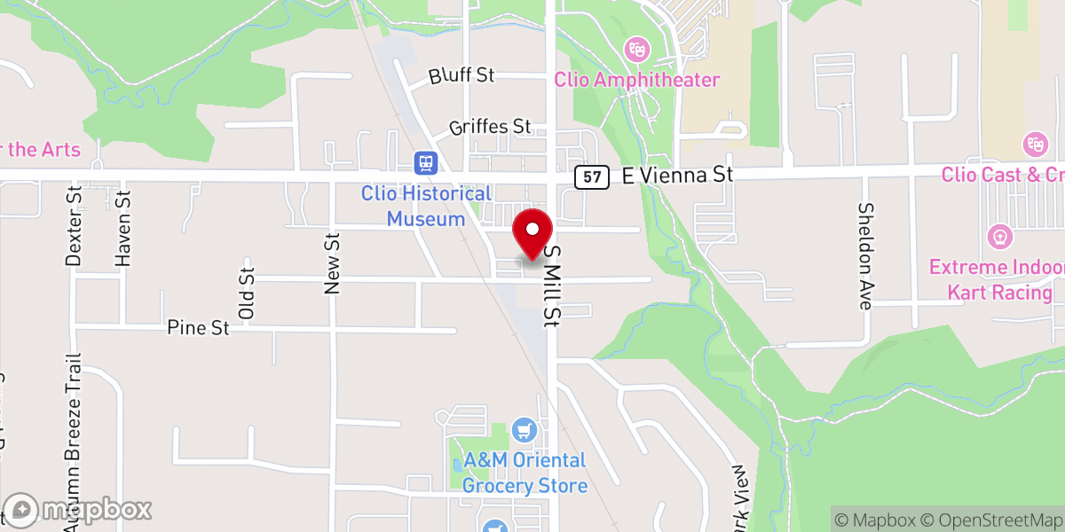 Map showing location of City Church