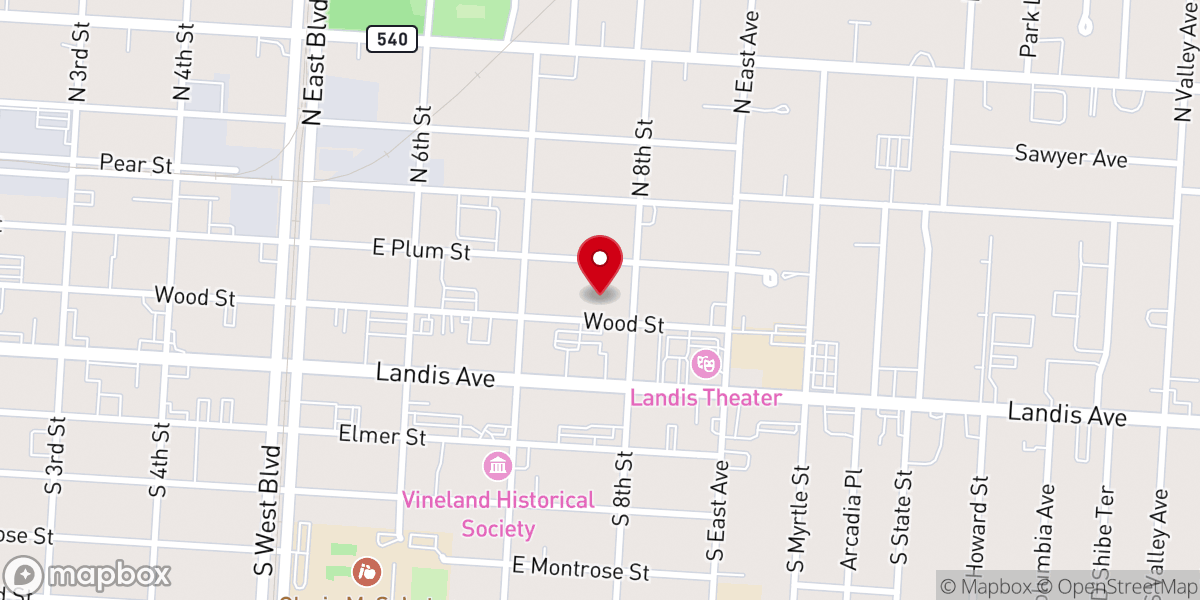 Map showing location of Spanish Mennonite Church