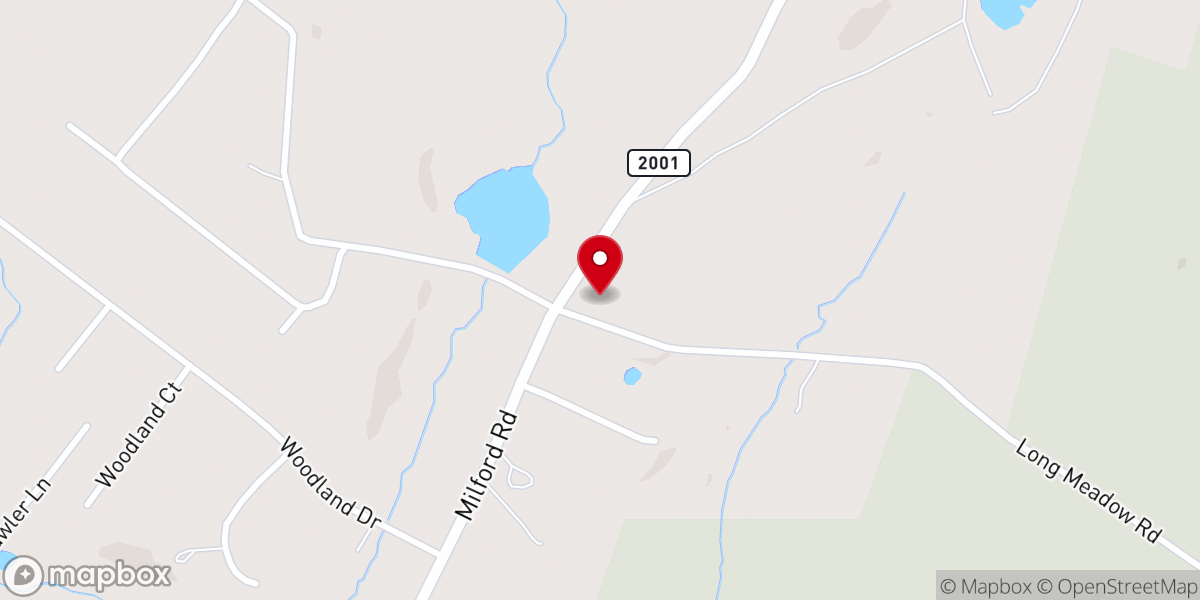 Map showing location of Living Christ Chapel