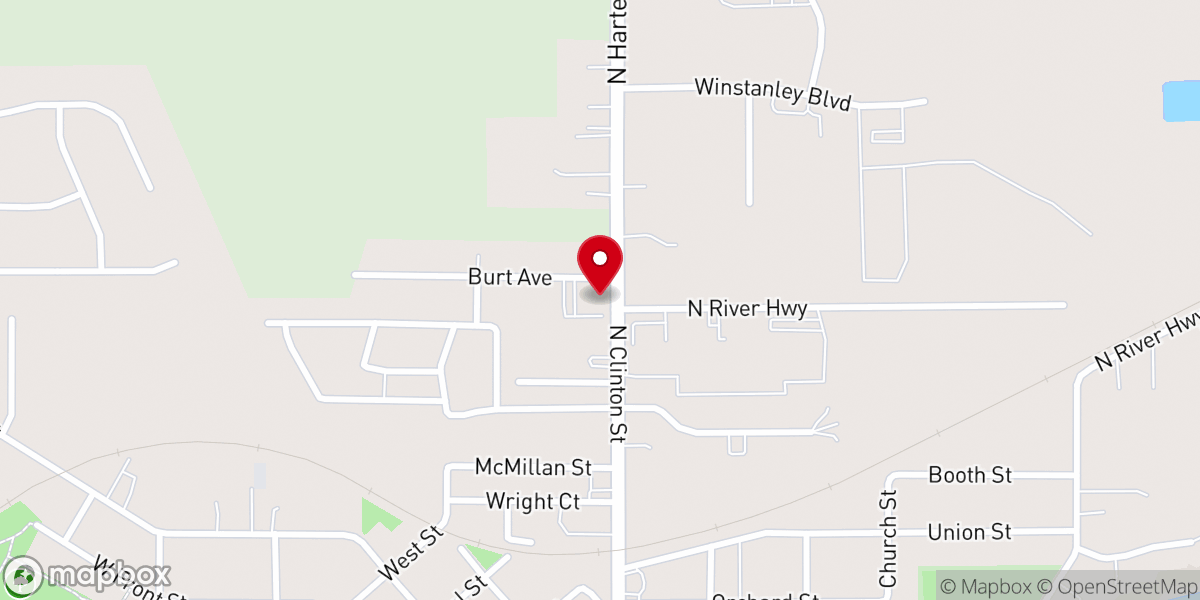 Map showing location of Grand Ledge Seventh-day Adventist Church