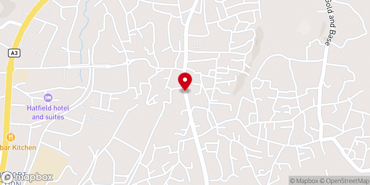 Map showing location of Royal Baptist church