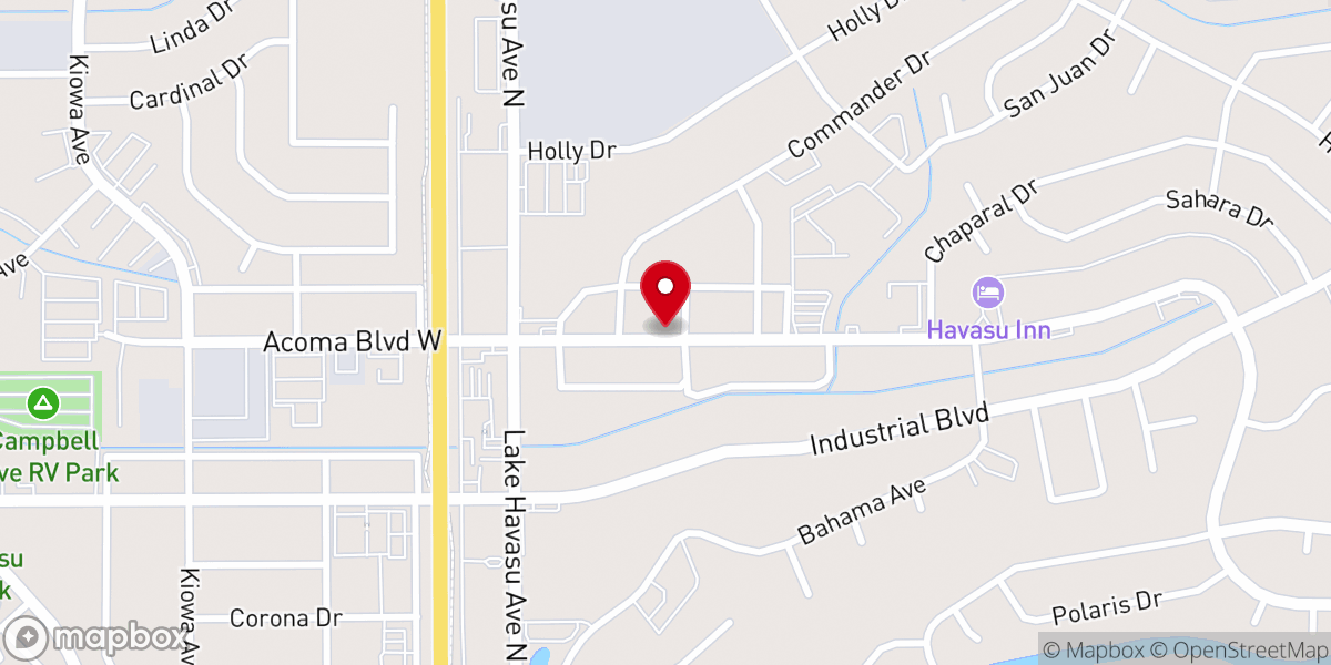 Map showing location of Calvary Chapel