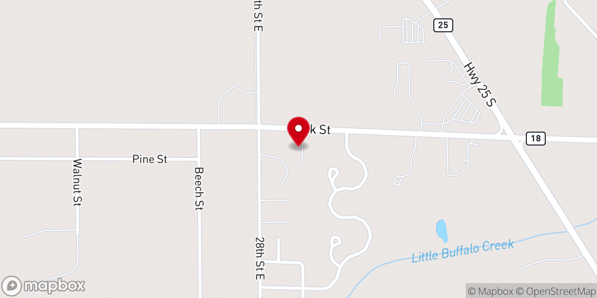 Map showing location of Brainerd Seventh-day Adventist Church