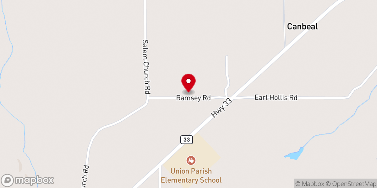 Map showing location of Halls Church