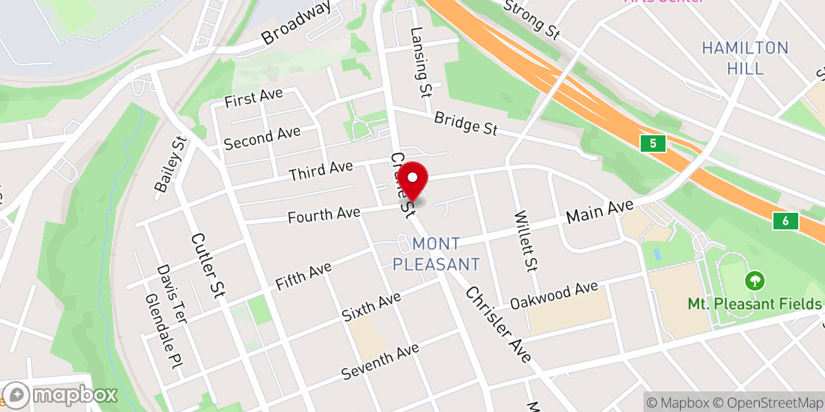 Map showing location of Global Prophetic Ministries
