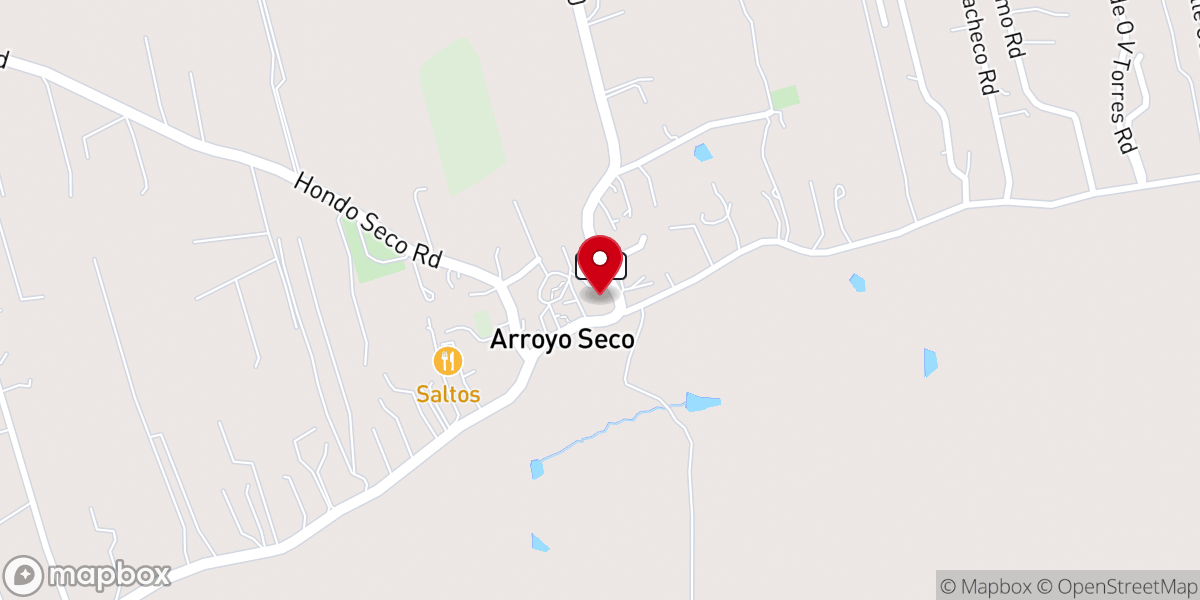 Map showing location of Arroyo Seco
