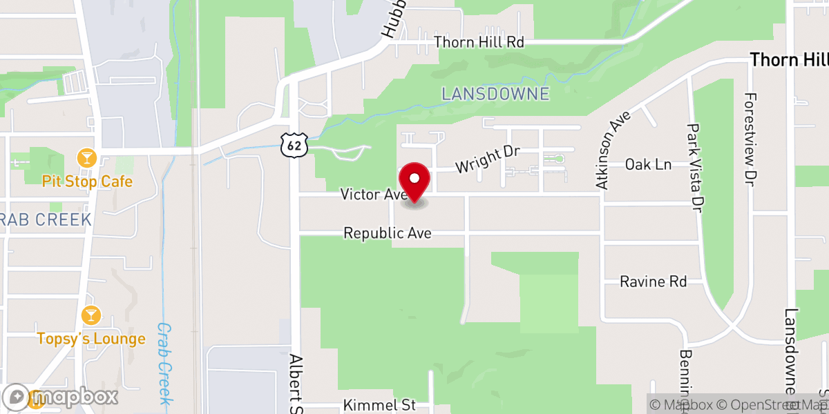 Map showing location of NewBirth Kimmelbrook Baptist Church