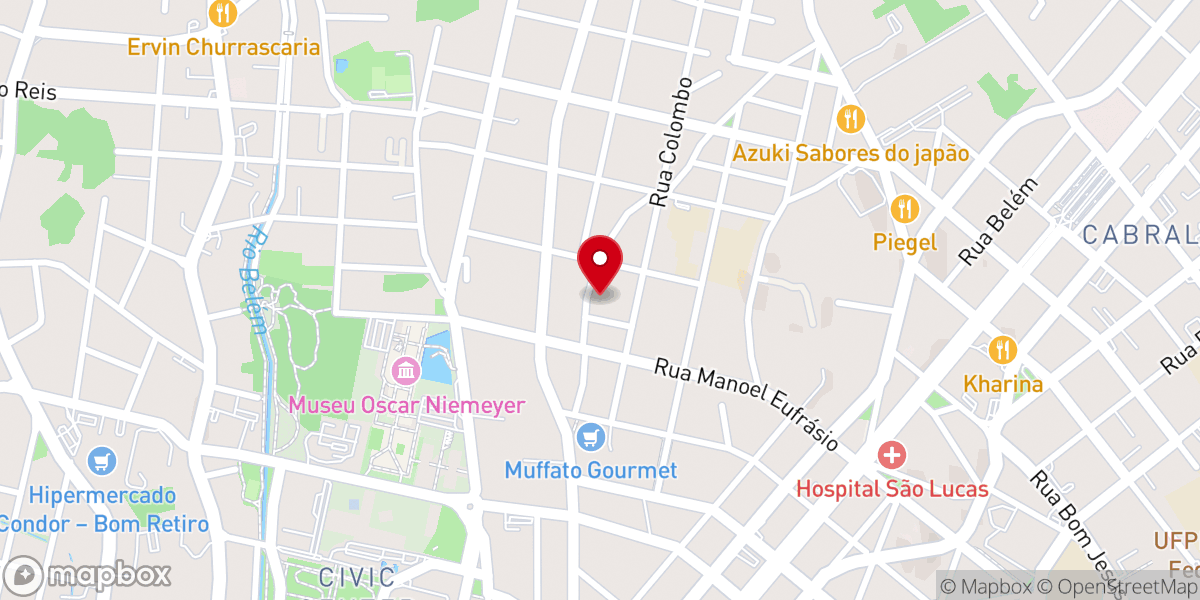 Map showing location of Igreja Batista Resgate - Casa de Oração