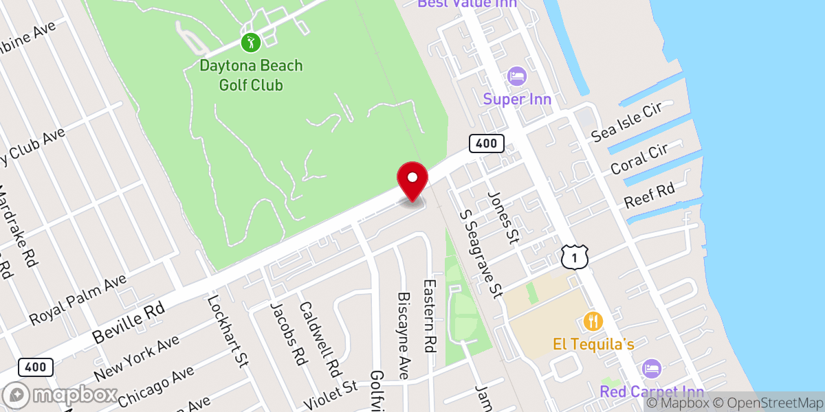 Map showing location of Circle of Grace Church