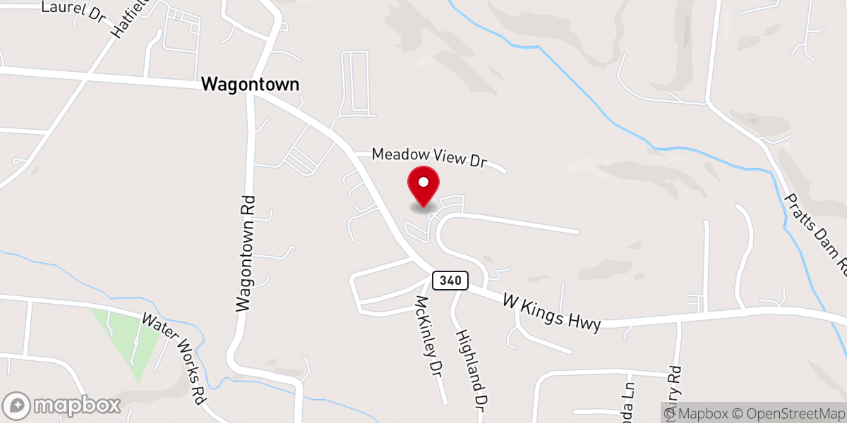 Map showing location of Cornerstone Fellowship