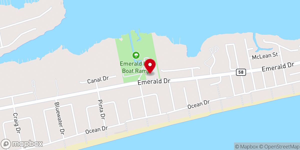 Map showing location of Chapel By the Sea