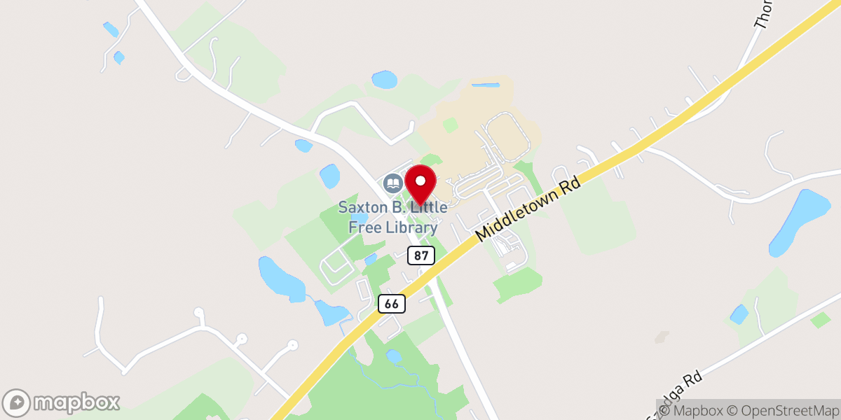 Map showing location of Columbia Congregational Church