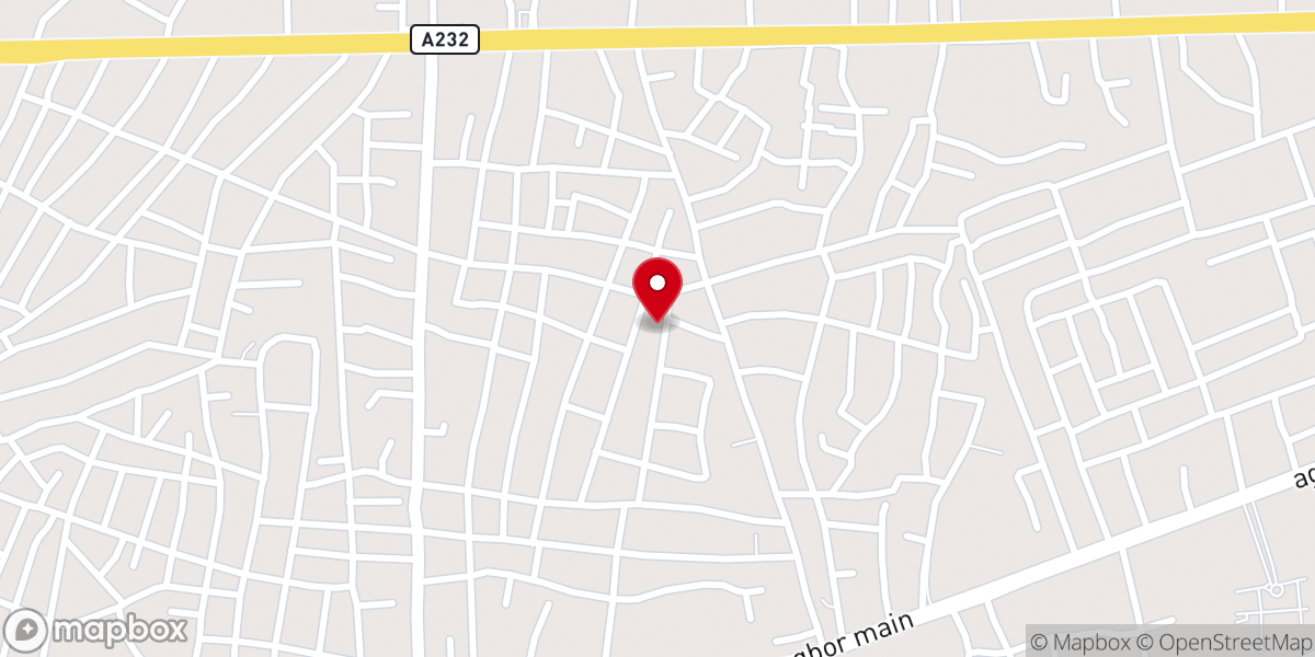 Map showing location of Calvary Mission, Holiness Pentecostal Church, HQ, Agbor