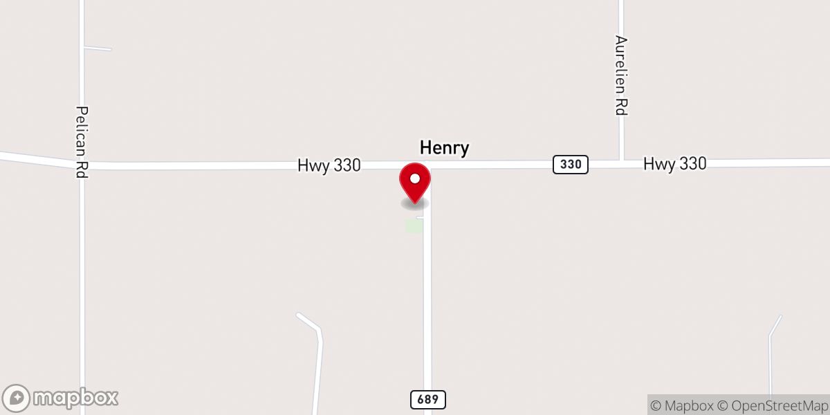Map showing location of St. John Catholic Church