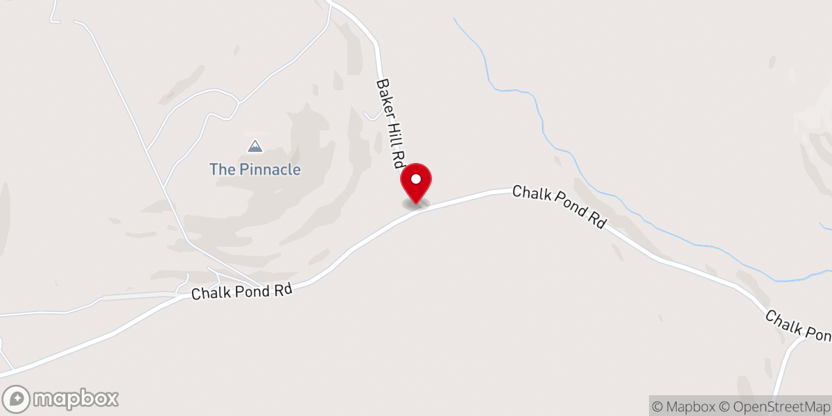 Map showing location of The Bridge Pinnacle Mountain