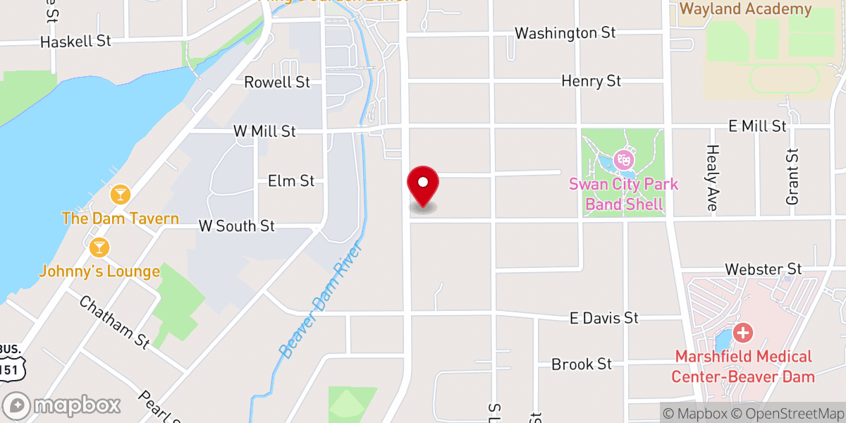 Map showing location of St Katharine Drexel Catholic Church