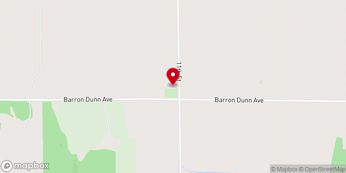 Map showing location of St. Paul's Ev. Lutheran Church