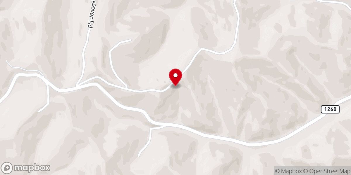 Map showing location of Ophir Enterprize Baptist Church