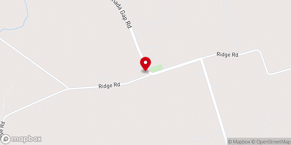Map showing location of Manada United Christian Church