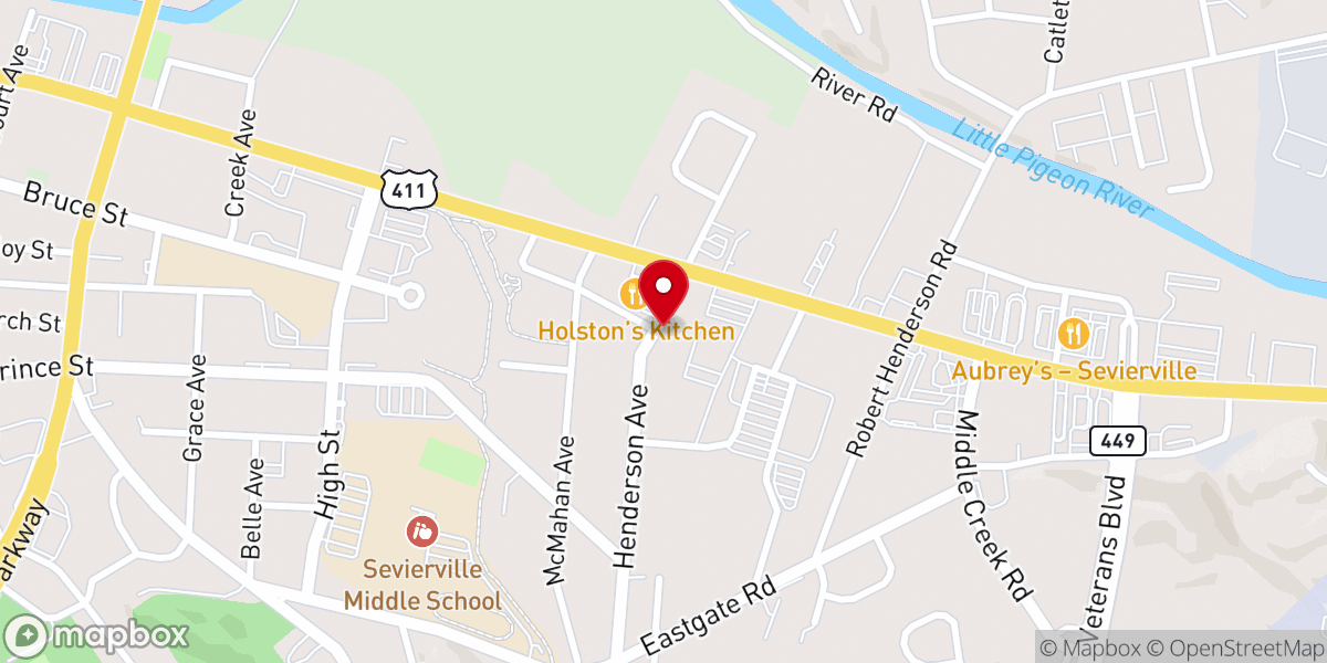 Map showing location of Mc Mahan Baptist Church