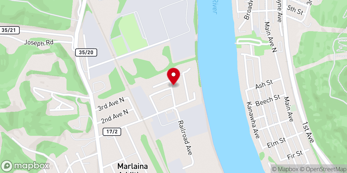 Map showing location of Huntington Street Community Church