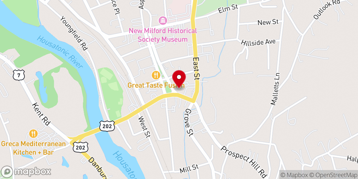 Map showing location of New Apostolic Church