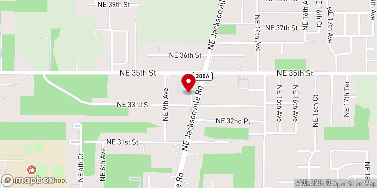 Map showing location of Gods Anointed Ministries Inc