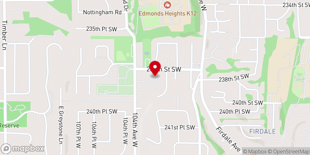 Map showing location of Faith Community Church