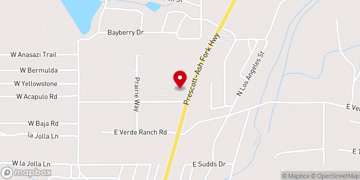 Map showing location of Set Free Church Paulden