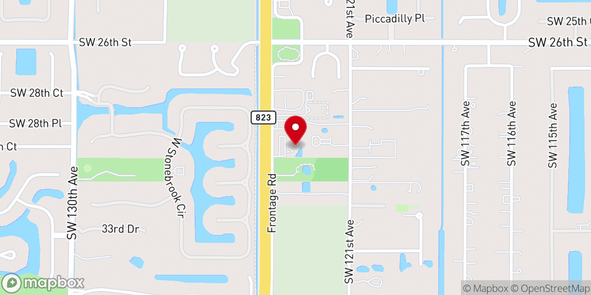 Map showing location of Svenska Kyrkan i Florida