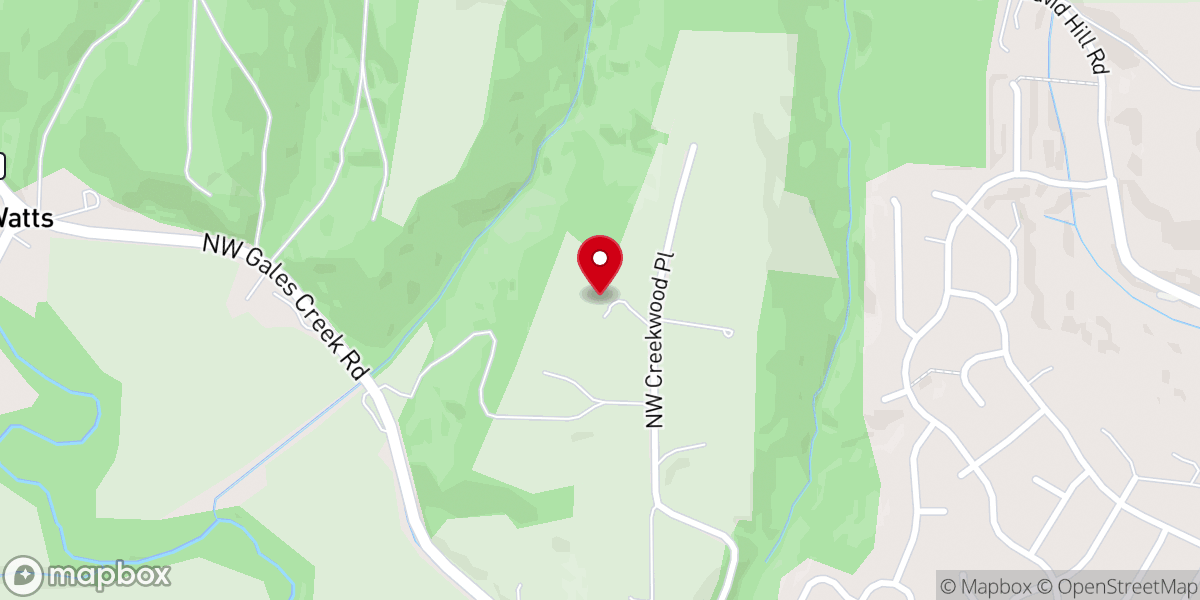 Map showing location of Pine Ridge Garden