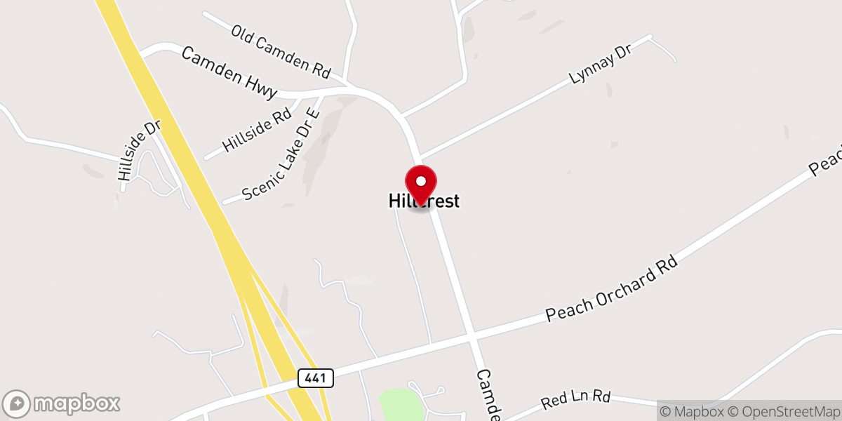 Map showing location of New Life Church