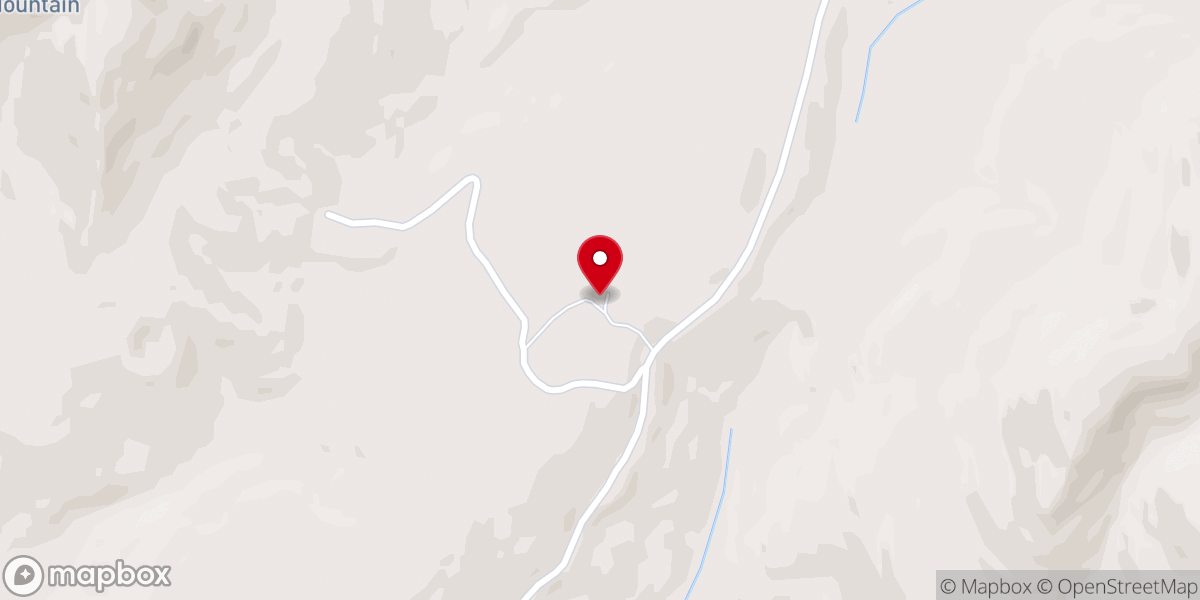 Map showing location of Mountain View Baptist Camp