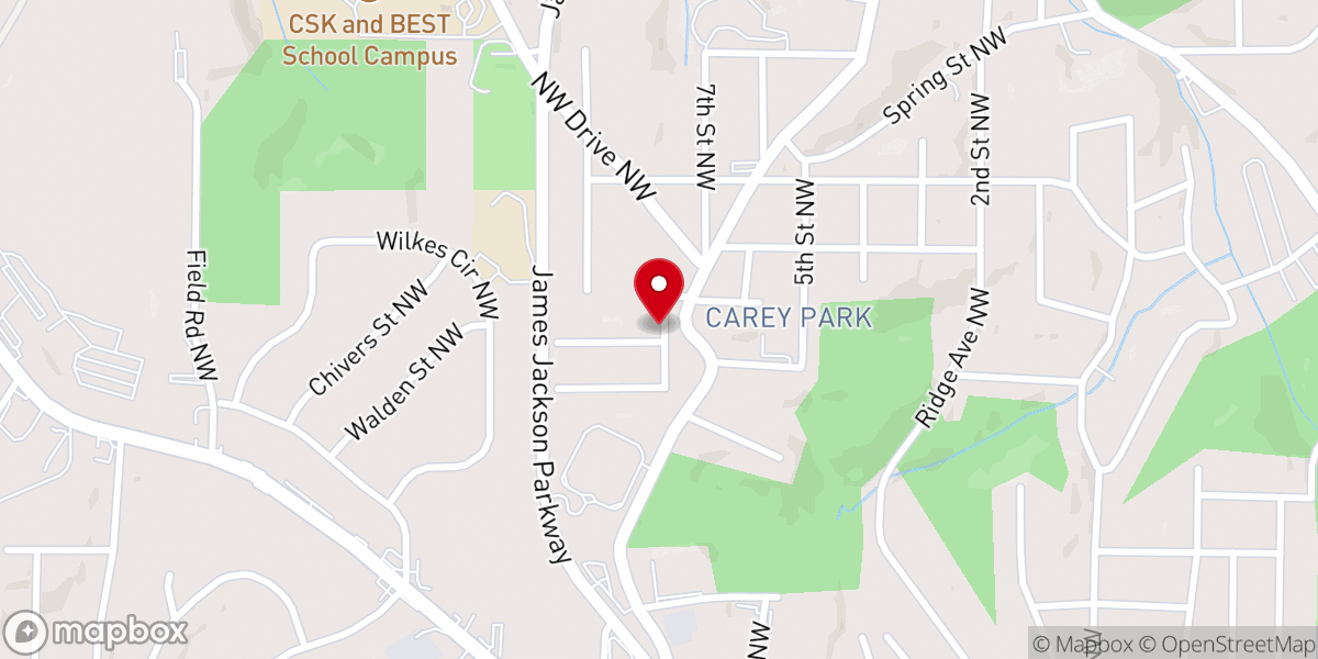 Map showing location of Bethesda Christian Ministries Inc