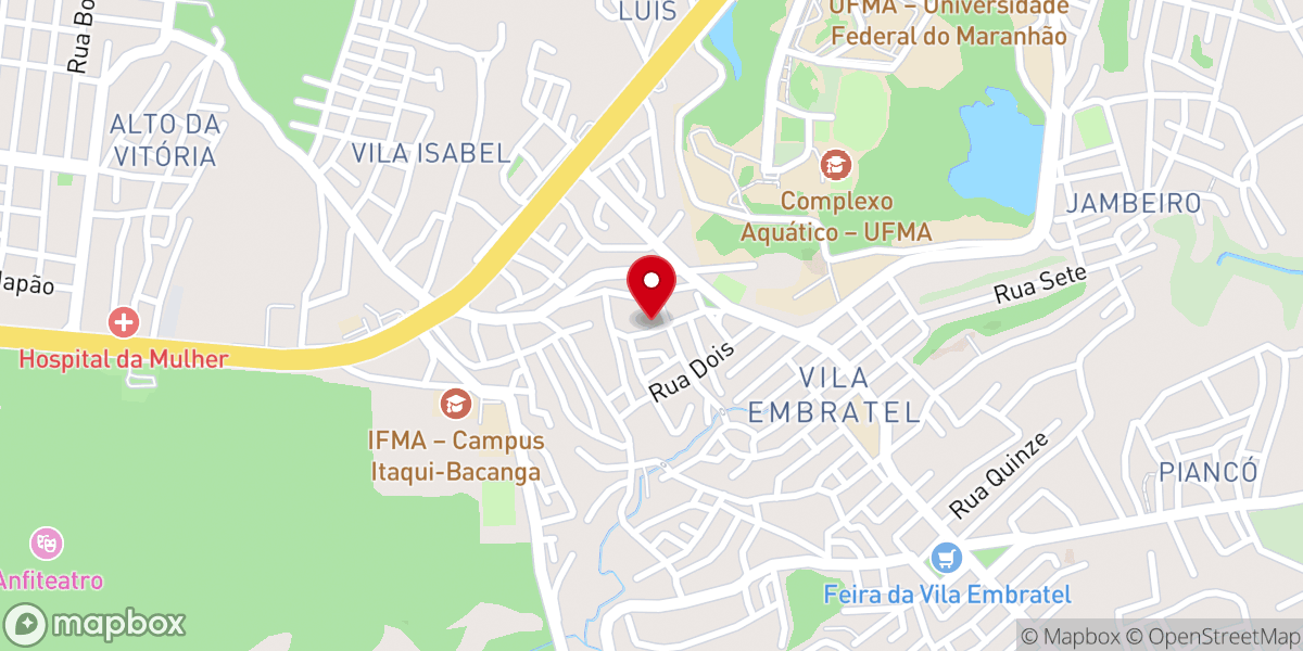 Map showing location of IGREJA BATISTA NOVA ALIANCA